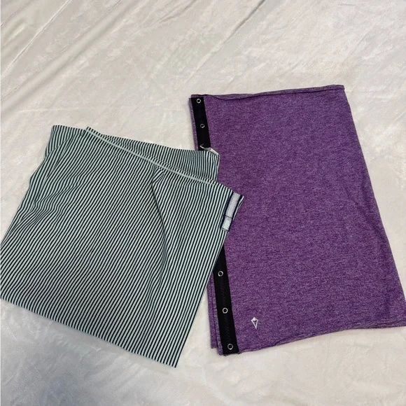 A set of 2 Convertible Lululemon and Ivivva Scarfs